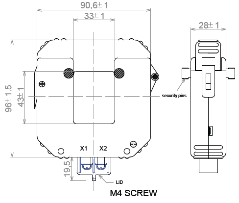 ECS40-S Split core current transformer